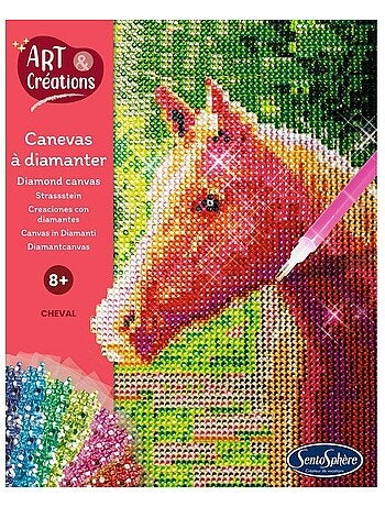 Canevas à diamanter Art & Créations : Cheval