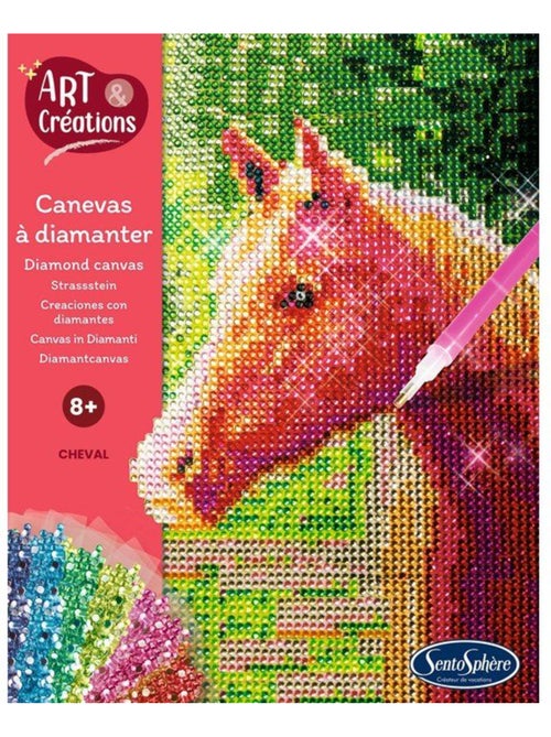 Canevas à diamanter Art & Créations : Cheval - Kiabi