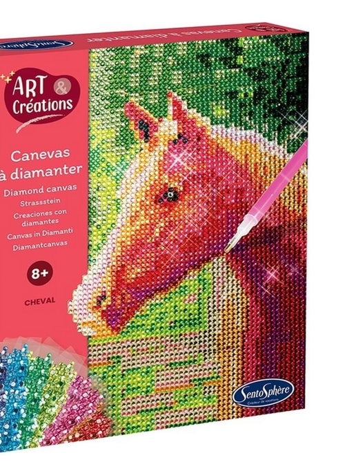 Canevas à diamanter Art & Créations : Cheval - Kiabi