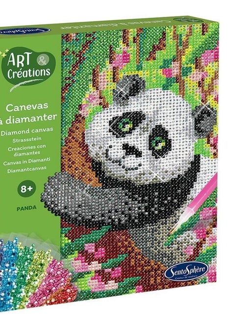 Canevas à diamanter Art & Créations : Panda - Kiabi