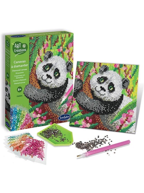 Canevas à diamanter Art & Créations : Panda - Kiabi