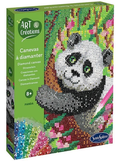 Canevas à diamanter Art & Créations : Panda - Kiabi