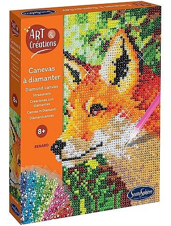 Canevas à diamanter Art & Créations : Renard
