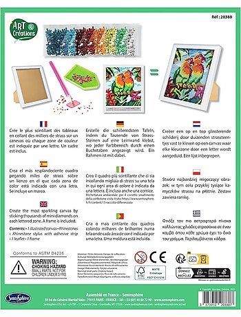 Canevas à diamanter inséparables