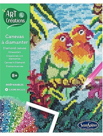 Canevas à diamanter inséparables