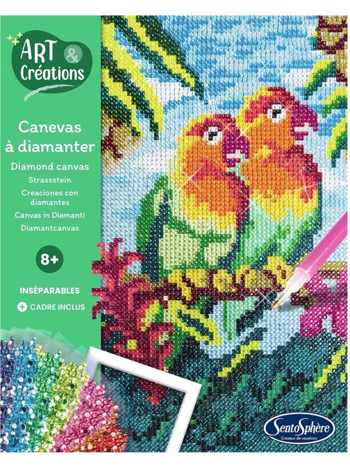 Canevas à diamanter inséparables - Kiabi