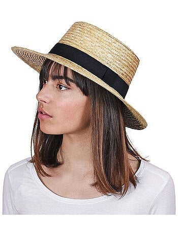 Canotier paille YANIS
