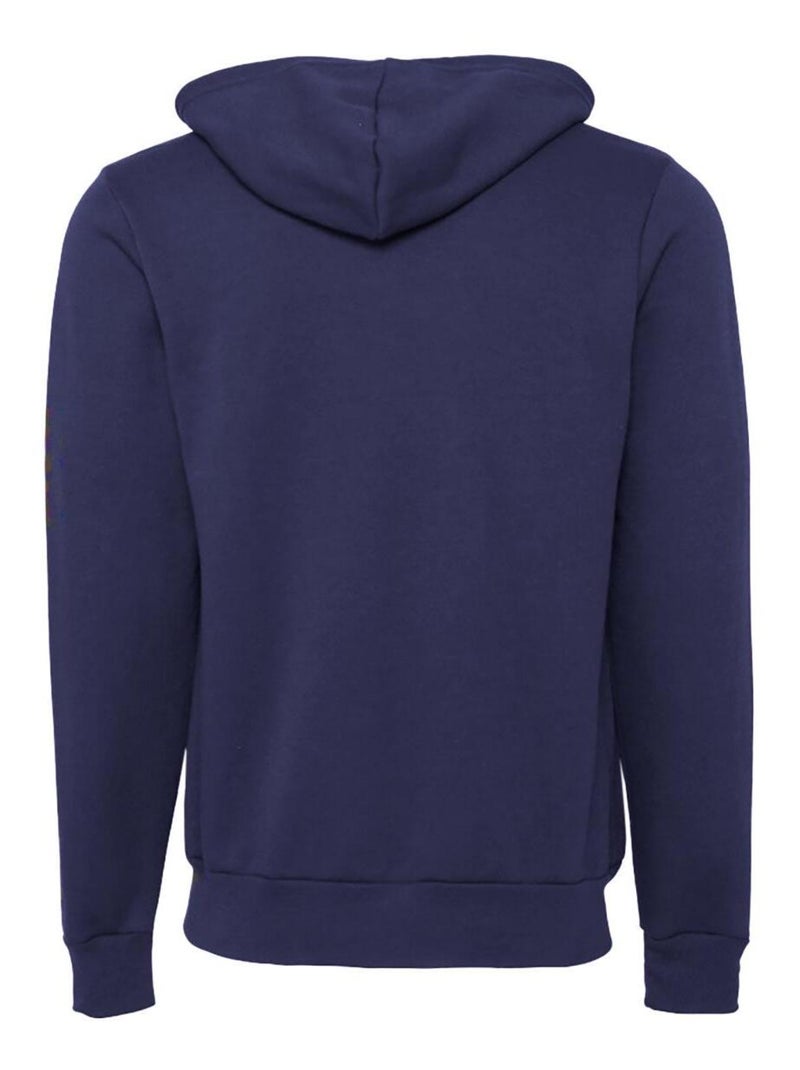 Canvas - Sweat à capuche et fermeture zippée Bleu marine - Kiabi
