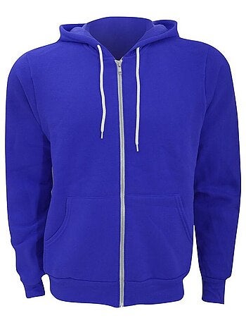 Canvas - Sweat à capuche et fermeture zippée