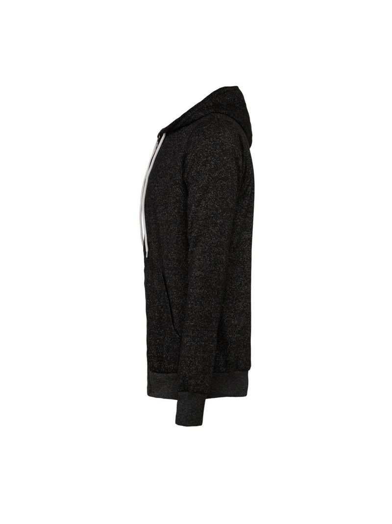 Canvas - Sweat à capuche et fermeture zippée Noir - Kiabi