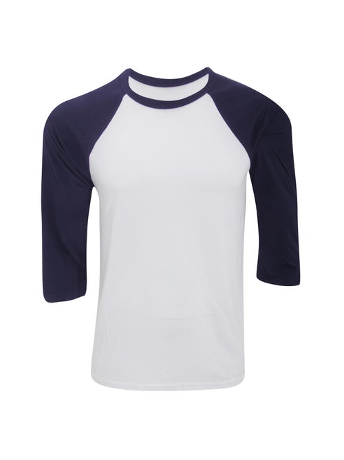 Canvas - T-shirt de baseball à manches 3/4 - Kiabi Canvas - T-shirt de baseball à manches 3/4 - Kiabi