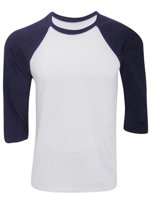 Canvas - T-shirt de baseball à manches 3/4 - Kiabi