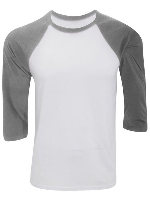Canvas - T-shirt de baseball à manches 3/4 - Kiabi