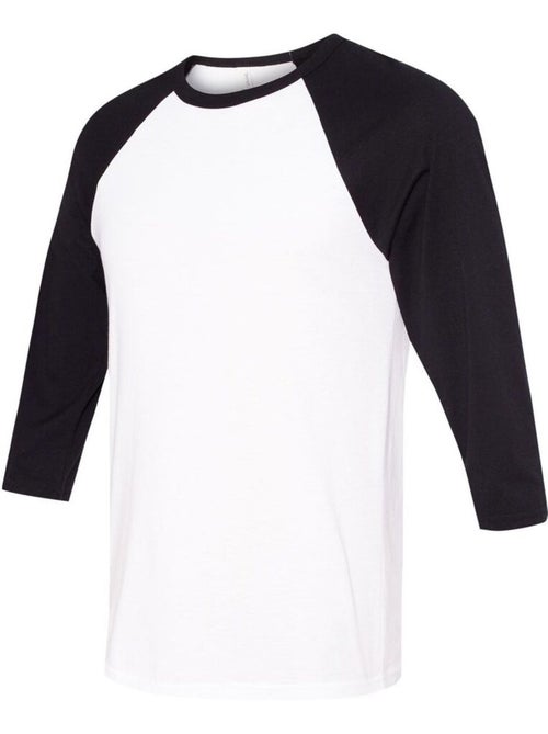 Canvas - T-shirt de baseball à manches 3/4 - Kiabi