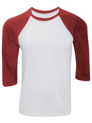 Canvas - T-shirt de baseball à manches 3/4