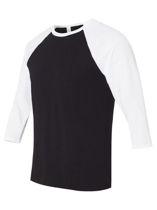 Canvas - T-shirt de baseball à manches 3/4 - Kiabi