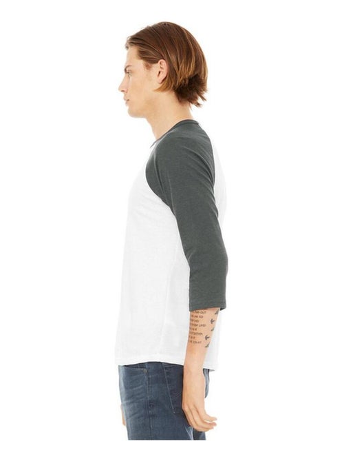 Canvas - T-shirt de baseball à manches 3/4 - Kiabi