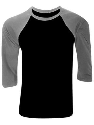 Canvas - T-shirt de baseball à manches 3/4