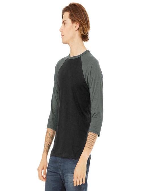 Canvas - T-shirt de baseball à manches 3/4 - Kiabi