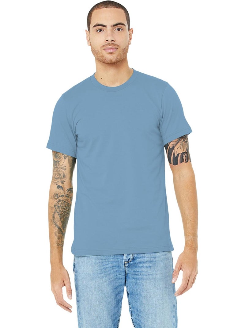 Canvas - T-shirt JERSEY s Bleu marine/Turquoise - Kiabi