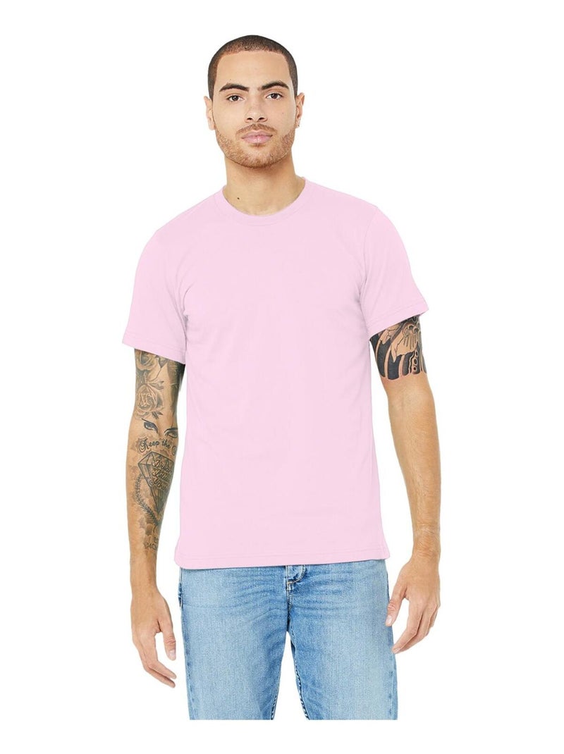Canvas - T-shirt JERSEY s Rose clair - Kiabi