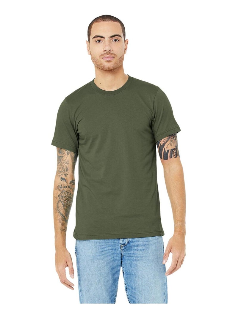 Canvas - T-shirt JERSEY s Vert marine fluo - Kiabi