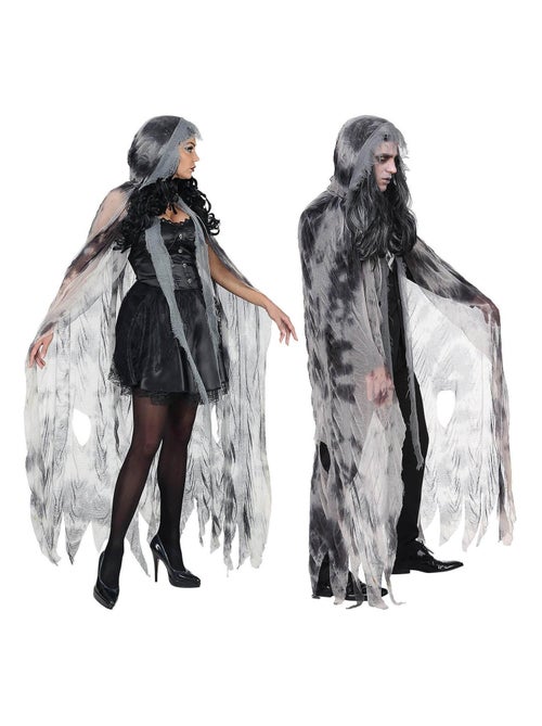 Cape à capuche Fantôme de l'esprit - Halloween - Kiabi
