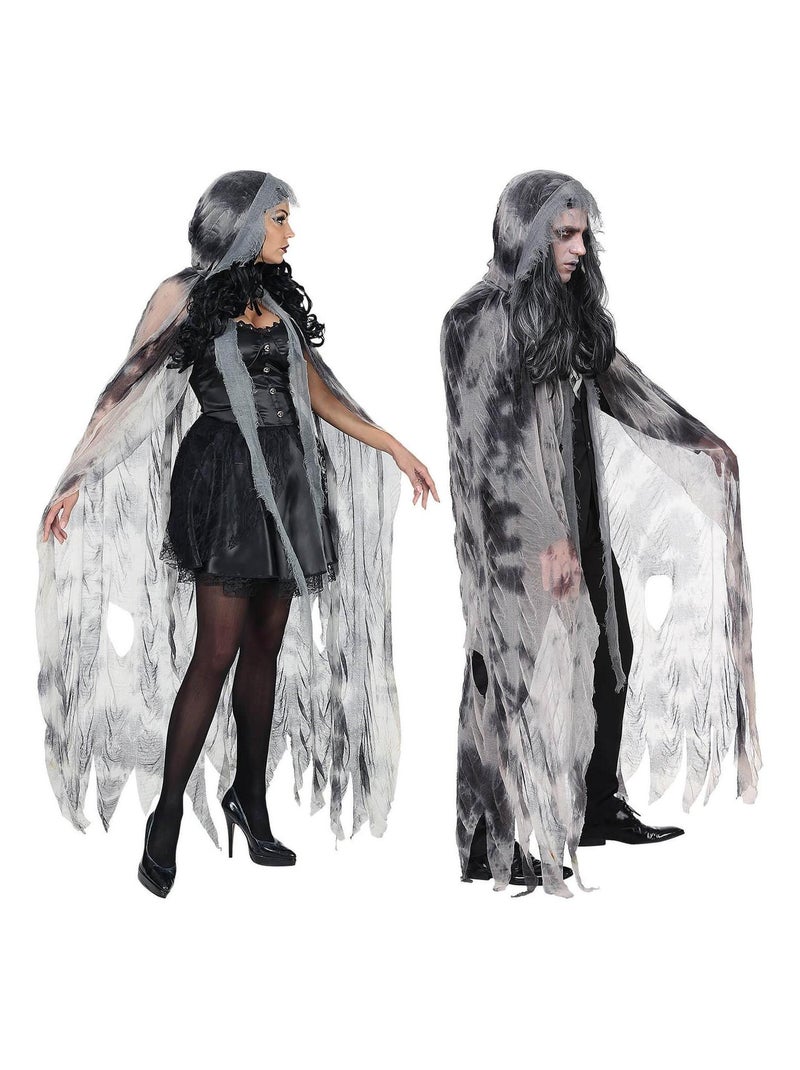 Cape à capuche Fantôme de l'esprit - Halloween N/A - Kiabi