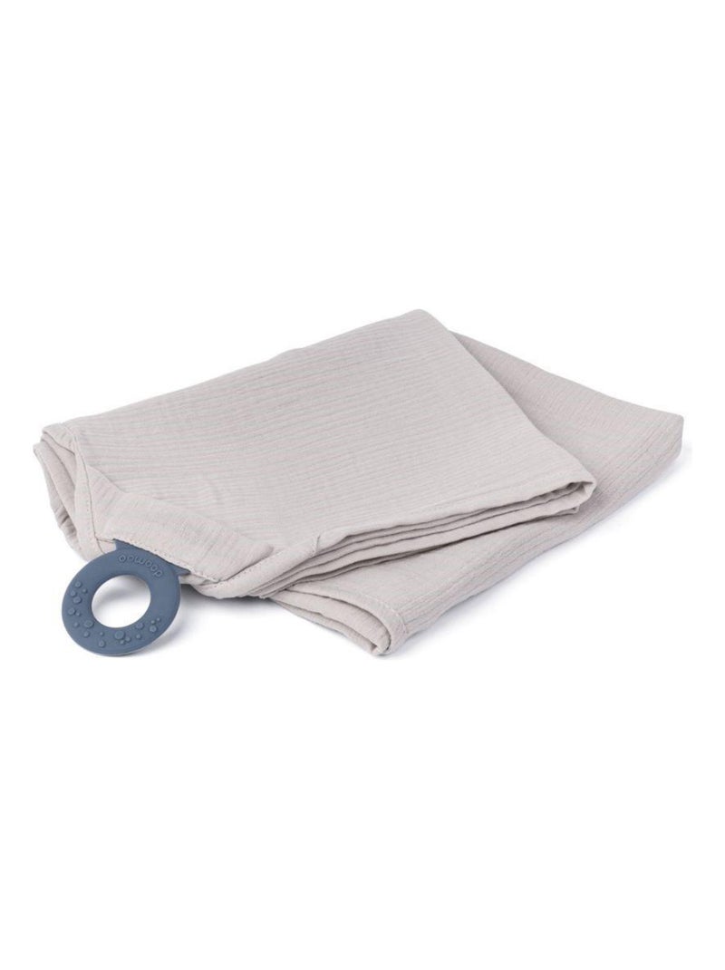 Cape d'allaitement MOM'N PLAY avec Anneau en silicone 'Doomoo' Beige - Kiabi