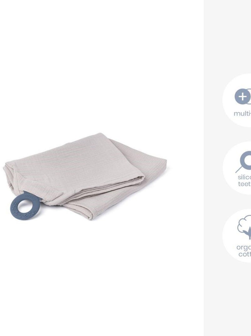 Cape d'allaitement MOM'N PLAY avec Anneau en silicone 'Doomoo' Beige - Kiabi