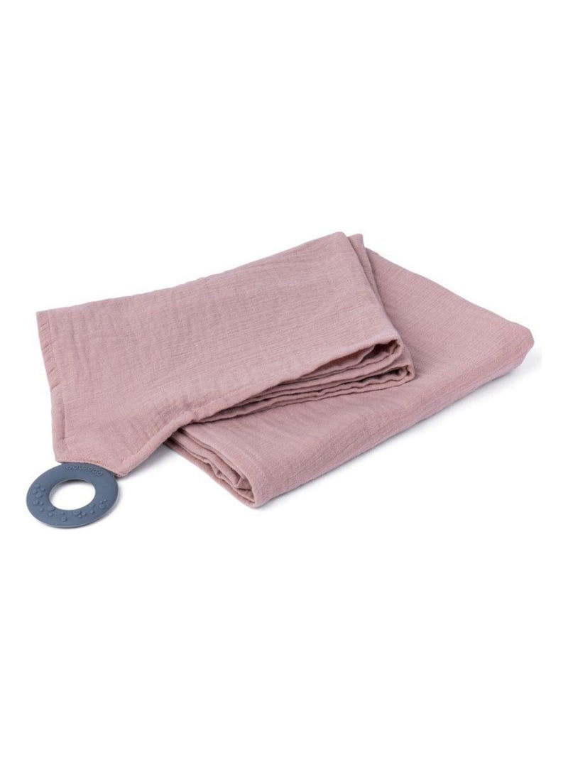 Cape d'allaitement MOM'N PLAY avec Anneau en silicone 'Doomoo' Rose - Kiabi