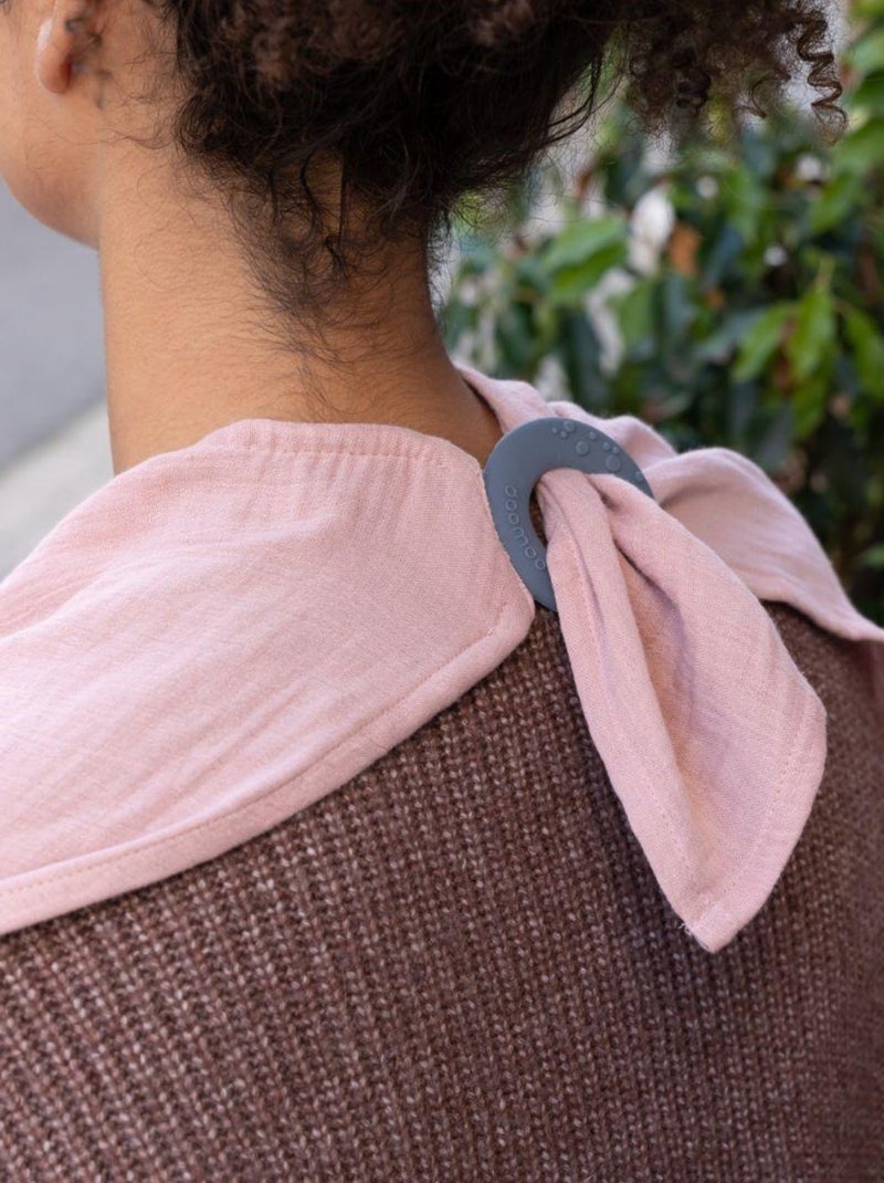 Cape d'allaitement MOM'N PLAY avec Anneau en silicone 'Doomoo' Rose - Kiabi