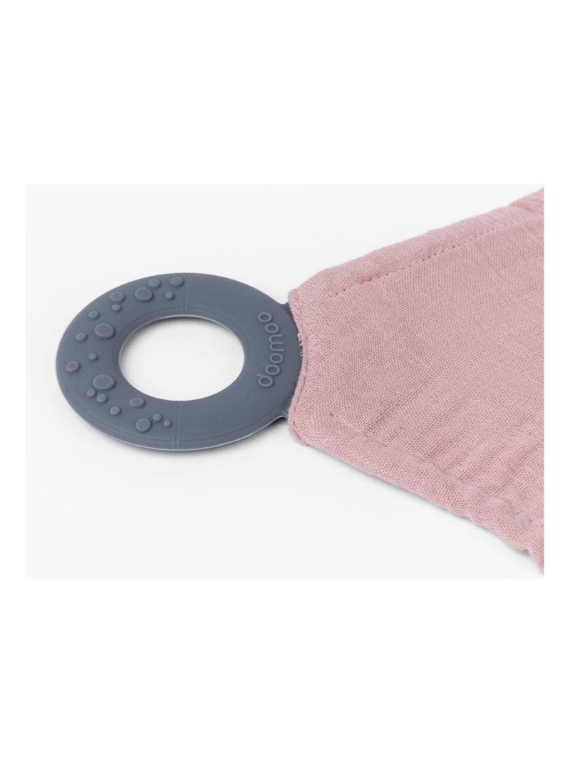 Cape d'allaitement MOM'N PLAY avec Anneau en silicone 'Doomoo' Rose - Kiabi