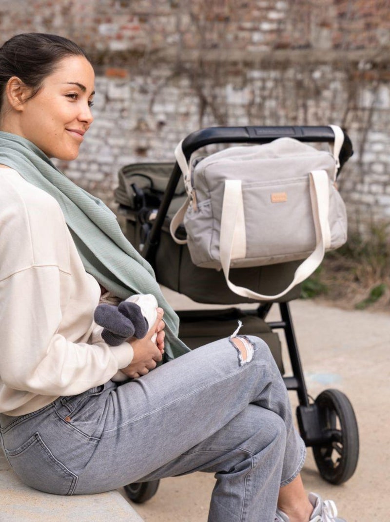 Cape d'allaitement MOM'N PLAY avec Anneau en silicone 'Doomoo' Vert - Kiabi