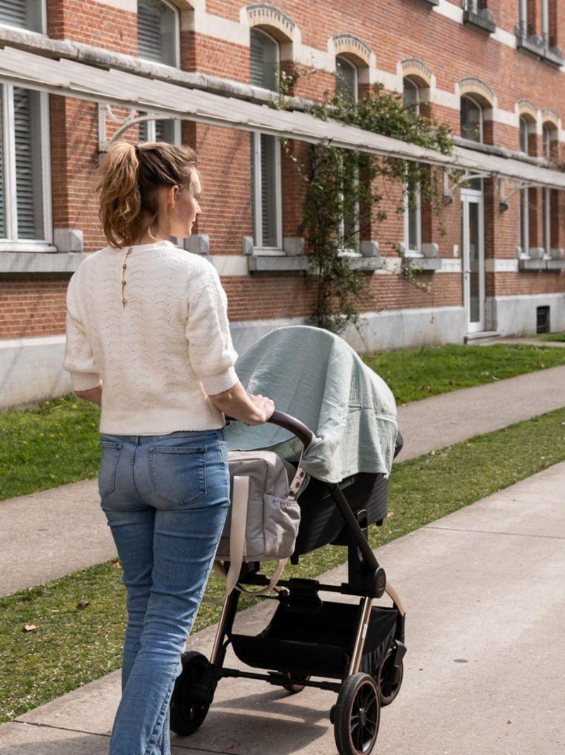 Cape d'allaitement MOM'N PLAY avec Anneau en silicone 'Doomoo' Vert - Kiabi