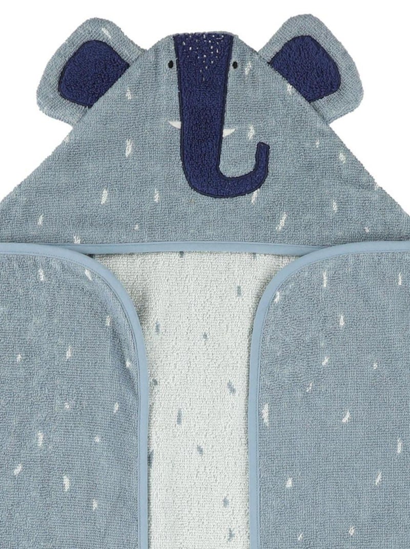 Cape de bain 70x130cm MRS. ELEPHANT Bleu - Kiabi