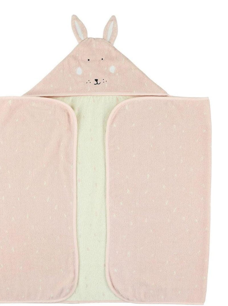 Cape de bain 70x130cm MRS. RABBIT Rose - Kiabi