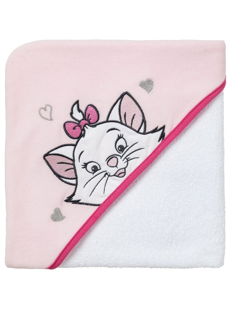 Cape de bain 80x80 cm velours - Marie Jolie Rose - Kiabi