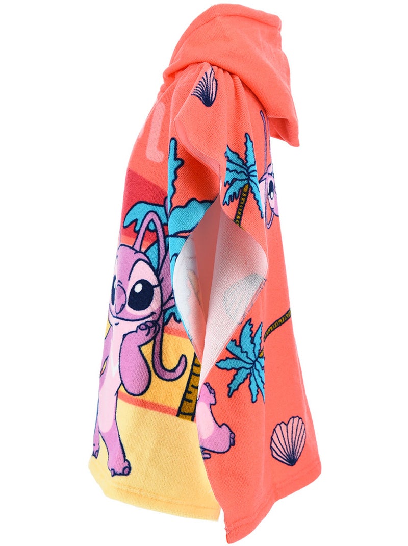 Cape de Bain à Capuche Lilo & Stitch   | Licence Officielle Rose - Kiabi