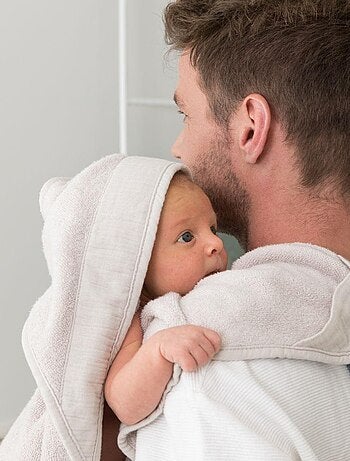 Cape de bain avec anneau dentition 'Doomoo'