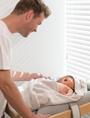 Cape de bain avec anneau dentition 'Doomoo'