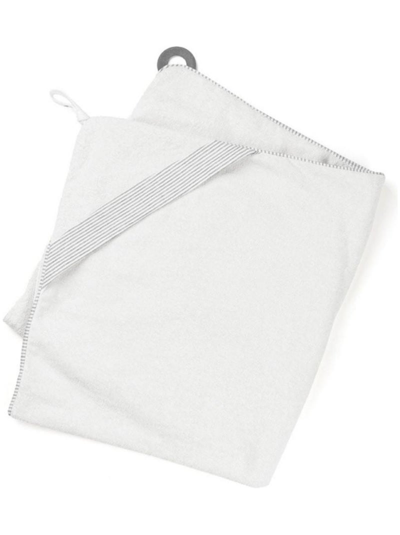 Cape de bain avec anneau dentition 'Doomoo' Blanc - Kiabi