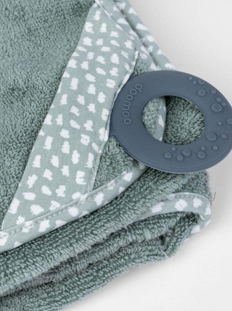 Cape de bain avec anneau dentition 'Doomoo' Vert - Kiabi