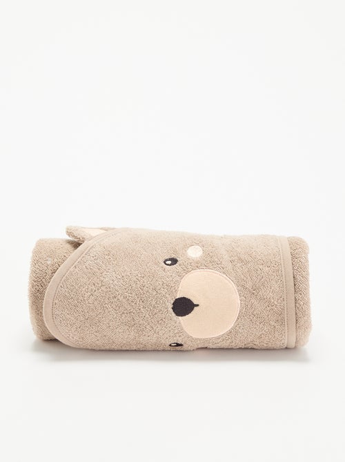 Cape de bain avec capuche animée - Kiabi Cape de bain avec capuche animée - Kiabi