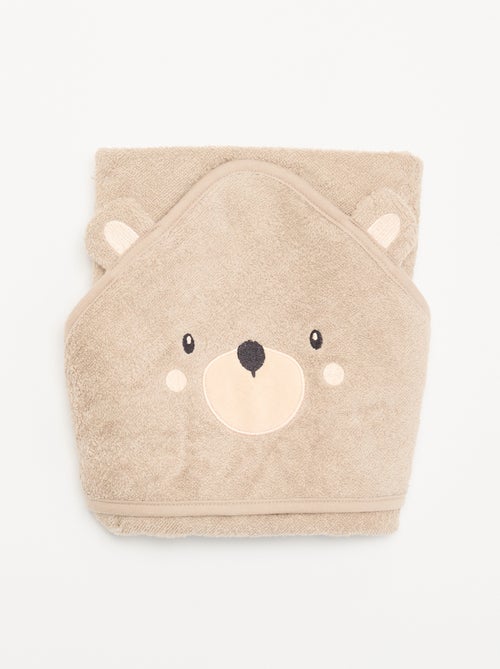 Cape de bain avec capuche animée - Kiabi Cape de bain avec capuche animée - Kiabi