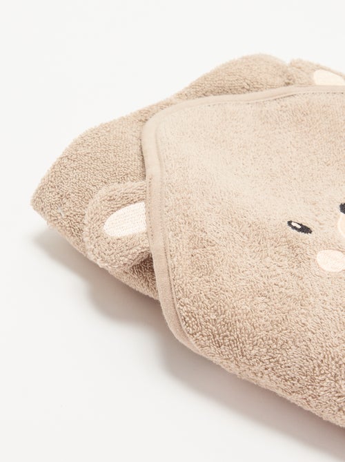 Cape de bain avec capuche animée - Kiabi Cape de bain avec capuche animée - Kiabi