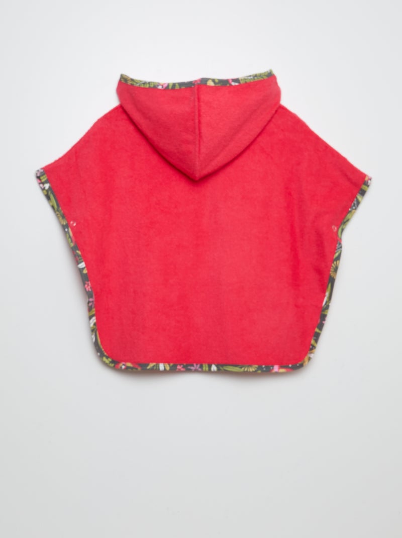 Cape de bain avec capuche et imprimé 'Petit Béguin' ROSE - Kiabi