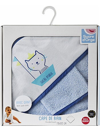 CAPE DE BAIN AVEC GANT CIWAN