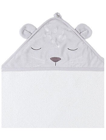 Cape de bain avec gant de toilette en éponge Noukie's