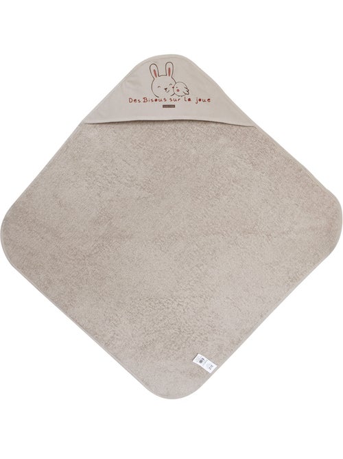 Cape de bain avec gant eponge sabrino - Kiabi